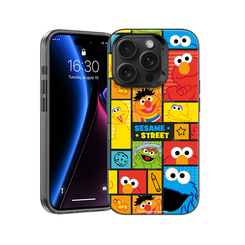 Sesame Street Benks Cute Designer Phone Case for iPhone 15 Pro