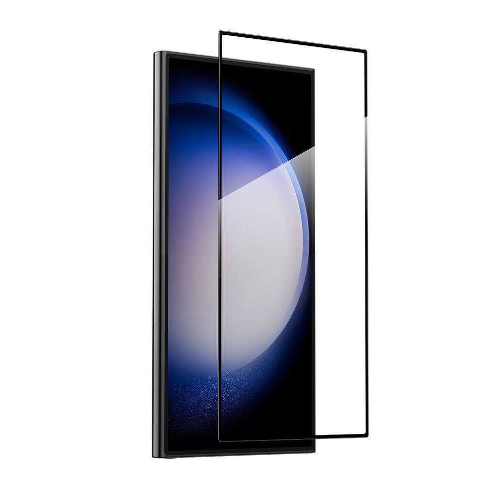 GlassWarrior Anti-Reflection Screen Protector by Benks for Samsung S24 Ultra - Featuring reduced glare, 95% light transmittance, and extreme scratch protection for enhanced visibility and comfort.