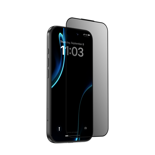 Protector de pantalla de privacidad GlassWarrior para iPhone 17 Pro Max