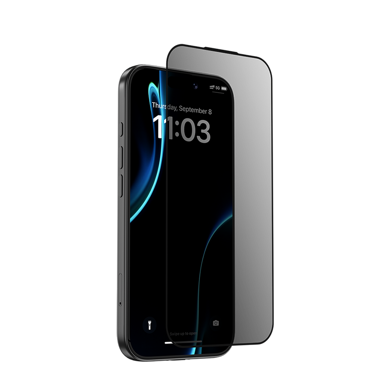 GlassWarrior iPhone 17 Pro Max용 개인정보 보호 화면 보호 필름