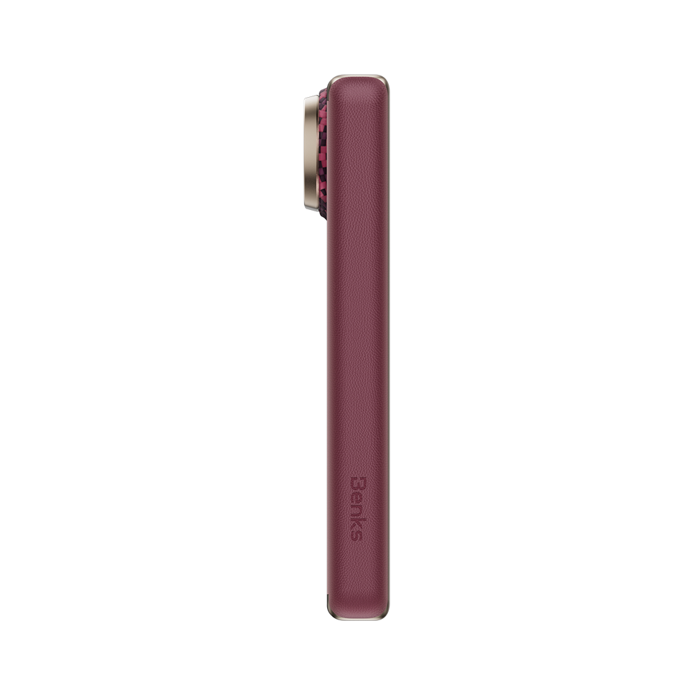 [Grand Combo Hinge Protection] ArmorGrid Air Cherry Purple Case built with Kevlar® for iPhone Duo