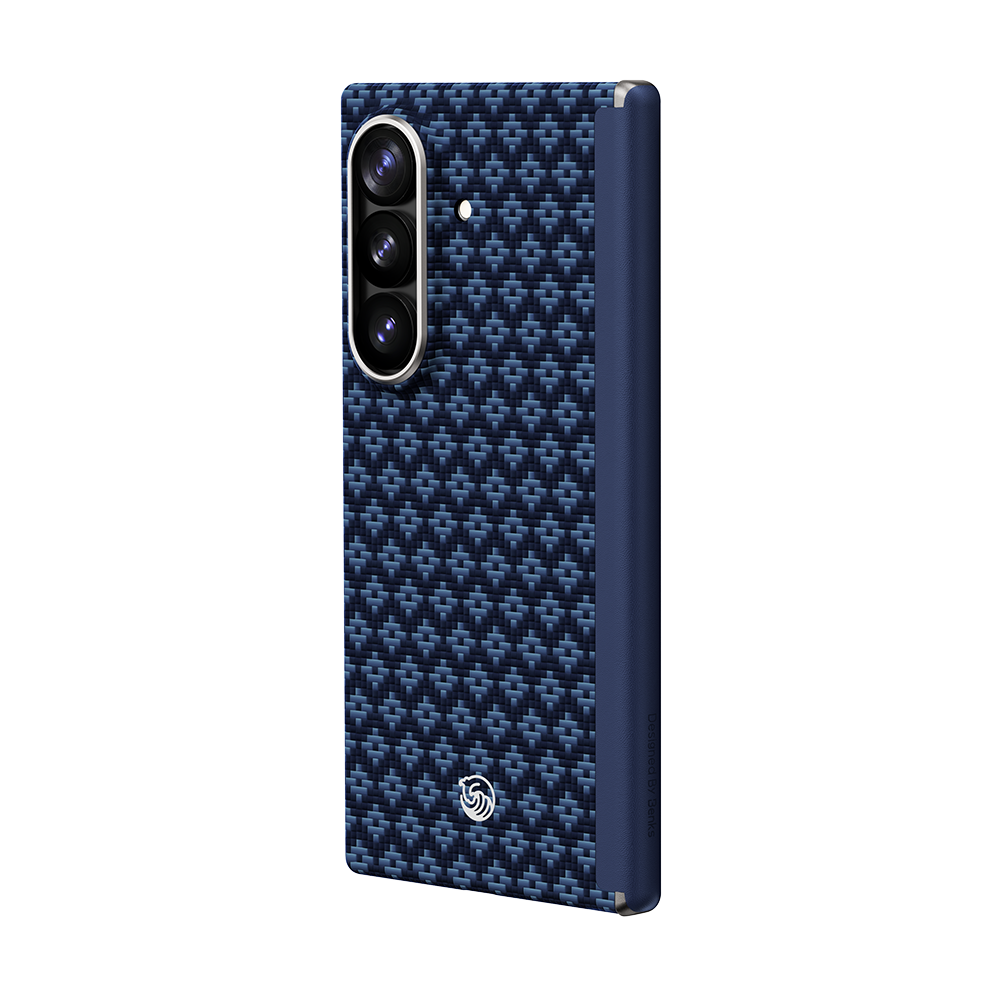 ArmorGrid Air Azure Blue Case built with Kevlar® for Samsung Galaxy Z Fold 8 Ultra (Only Back Case)
