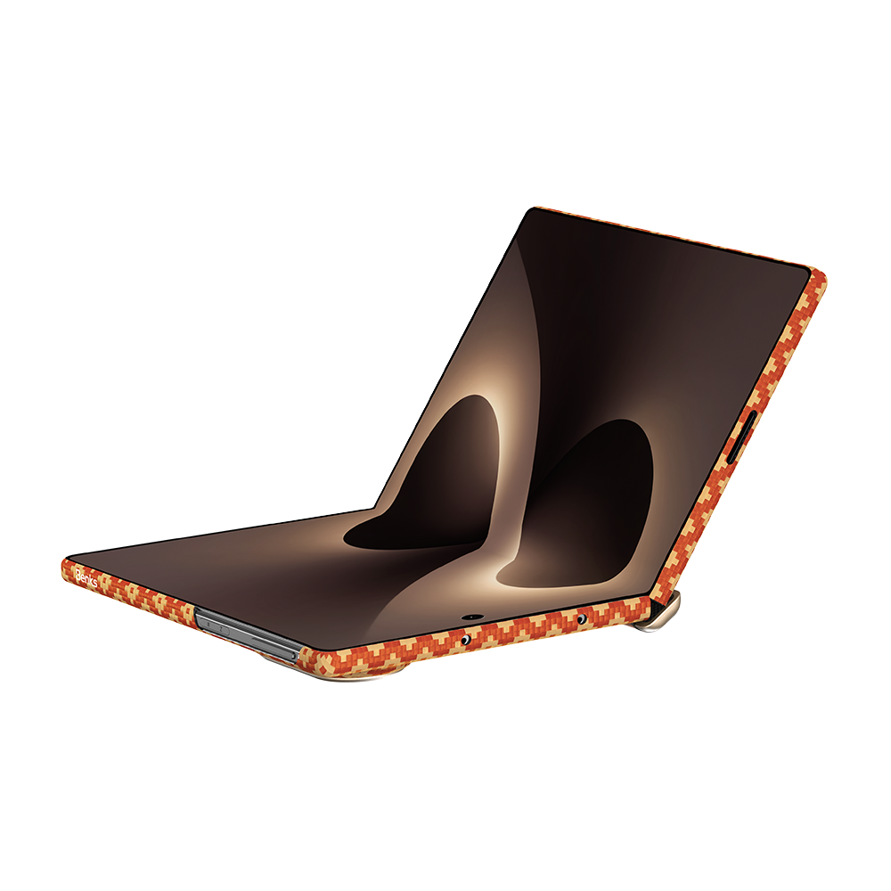 [Grand Combo] ArmorGrid Air Fortune Orange Case built with Kevlar® for Samsung Galaxy Z Fold 8