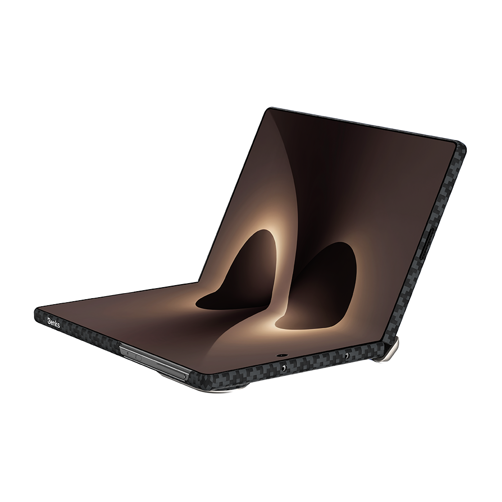 [Grand Combo] ArmorGrid Air Obsidian Black Case built with Kevlar® for Samsung Galaxy Z Fold 8