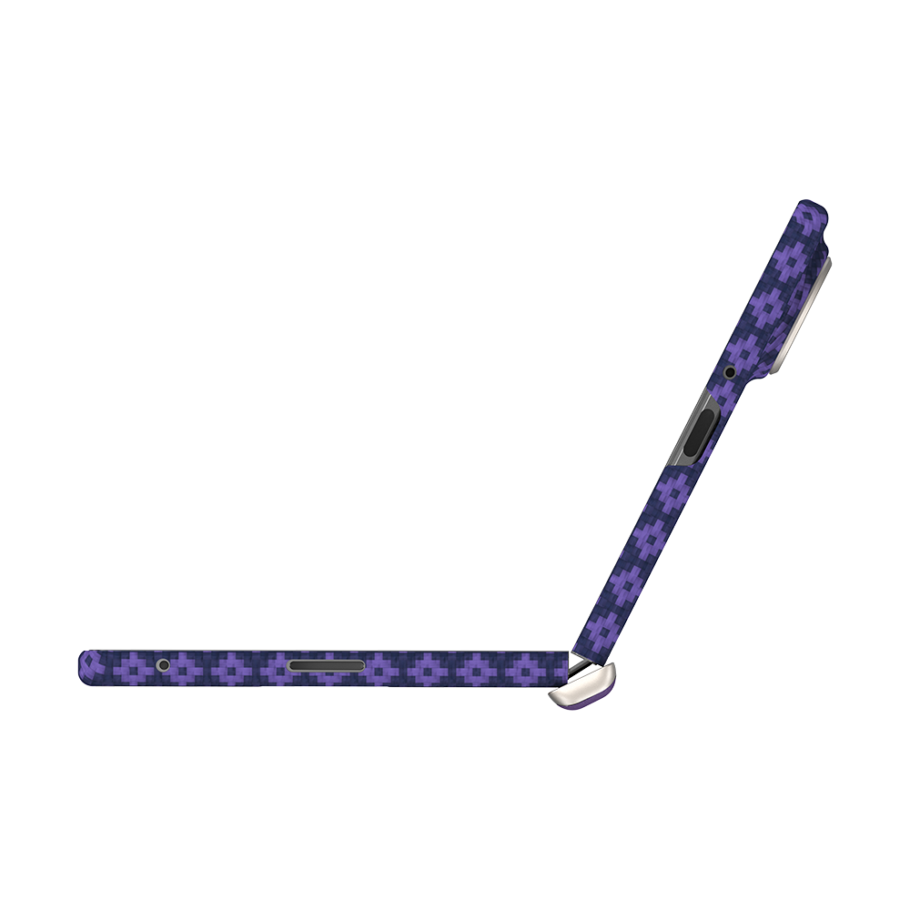 [Grand Combo] ArmorGrid Air Purple Case built with Kevlar® for Samsung Galaxy Z Fold 8