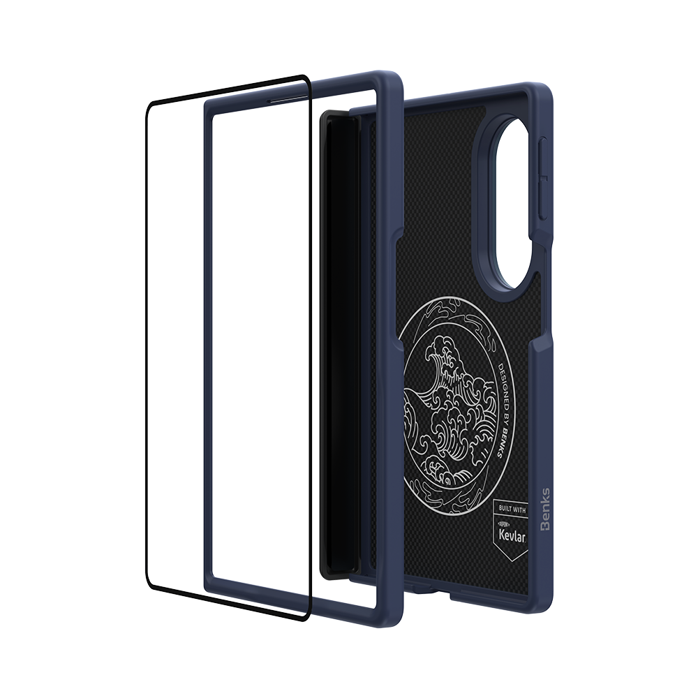 [Grand Combo] ArmorGrid Pro Beyond Blue Kevlar® Case for Samsung Galaxy Z Fold 8