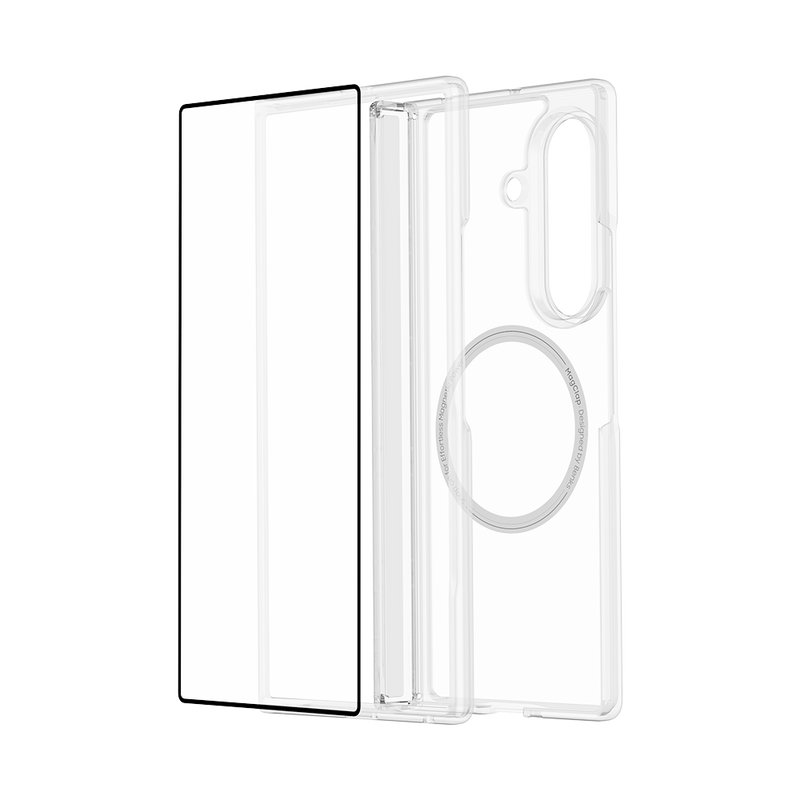 Samsung Z Fold 7 Grand Combo crystal back shell and screen protector set