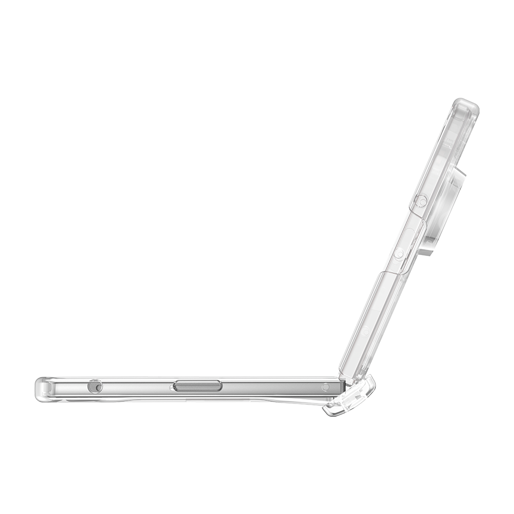 Crystal case and screen protector combined on Samsung Galaxy Z Fold 7