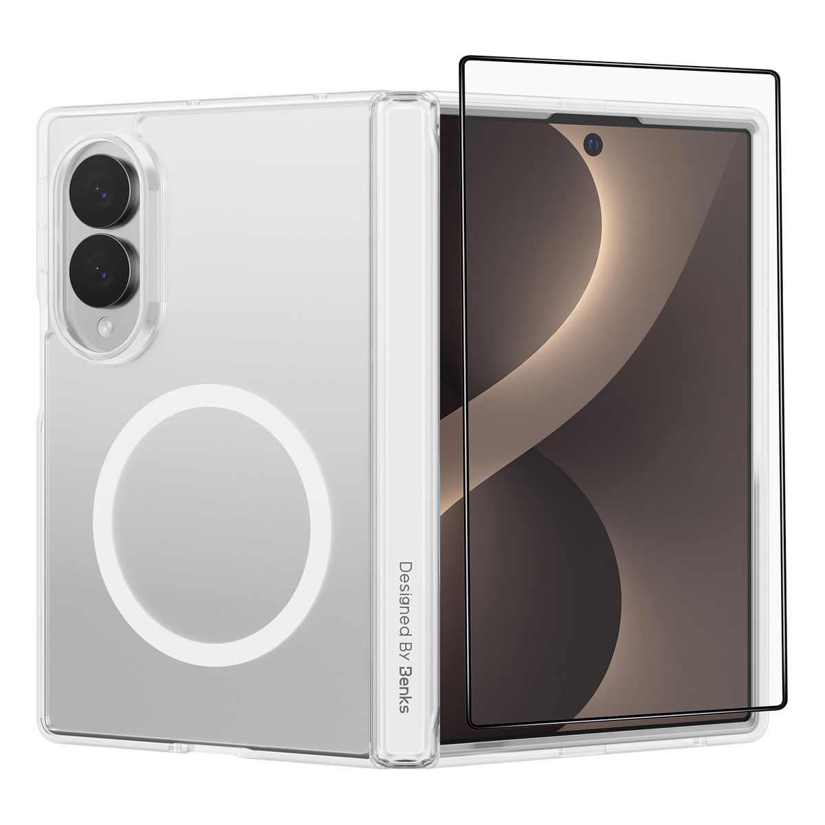 Grand Combo Crystal Case for Samsung Galaxy Z Fold 8 | Transparent