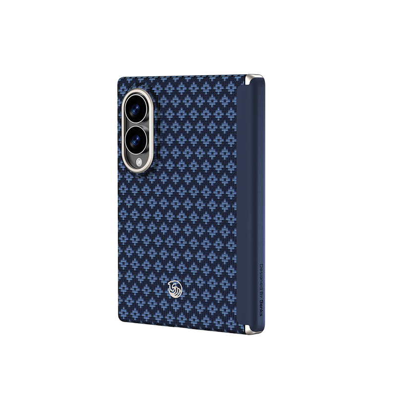 Benks Grand Combo ArmorGrid Air Azure Blue Kevlar case for Samsung Galaxy Z Fold 8 — product image 3 PNG