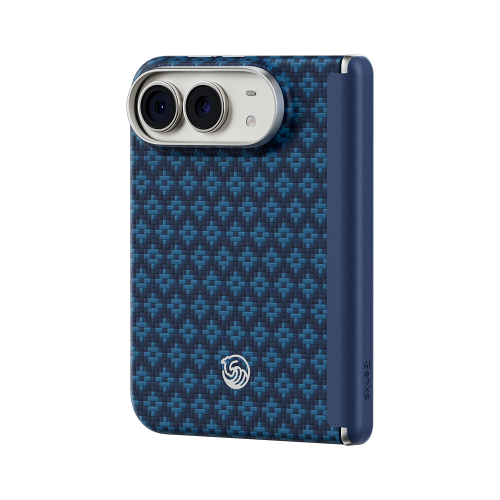 [Grand Combo Hinge Protection] ArmorGrid Air Beyond Blue Case built with Kevlar® for iPhone Duo