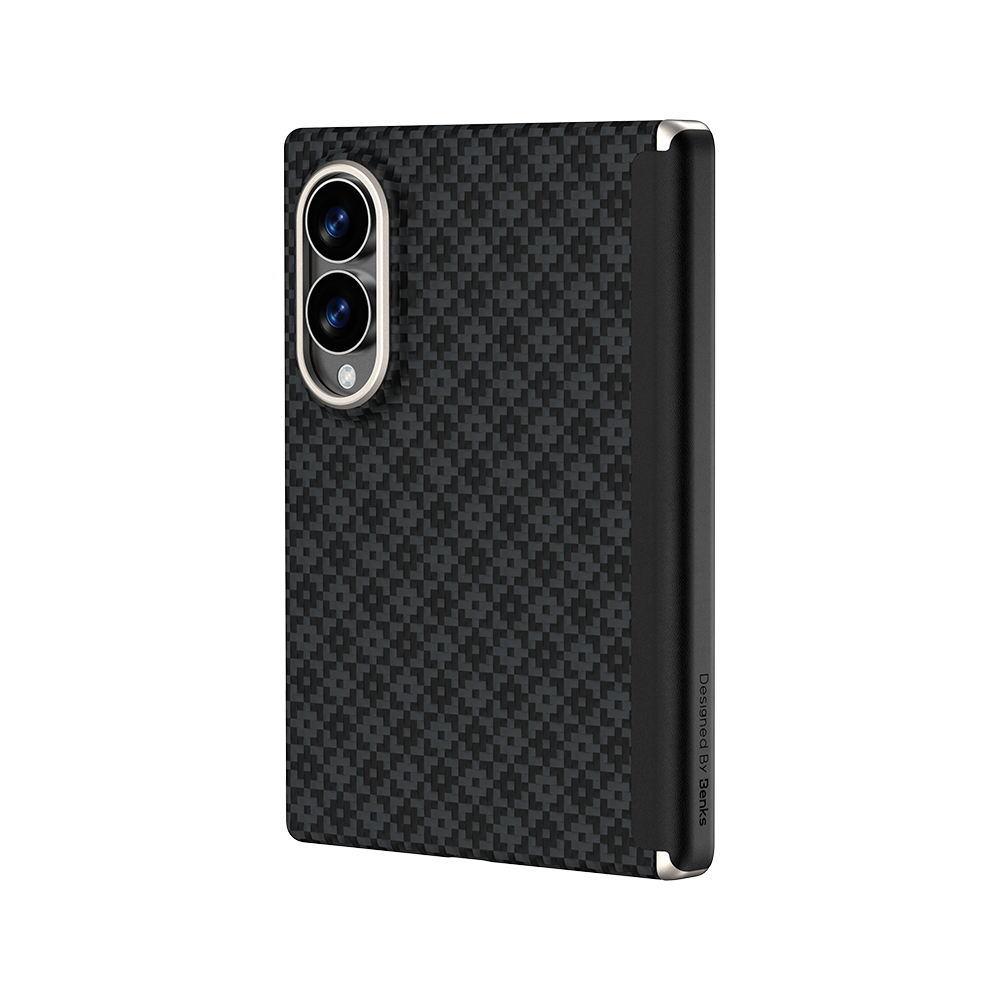 Benks Grand Combo ArmorGrid Air Obsidian Black Kevlar case for Samsung Galaxy Z Fold 8 — product image 1 PNG