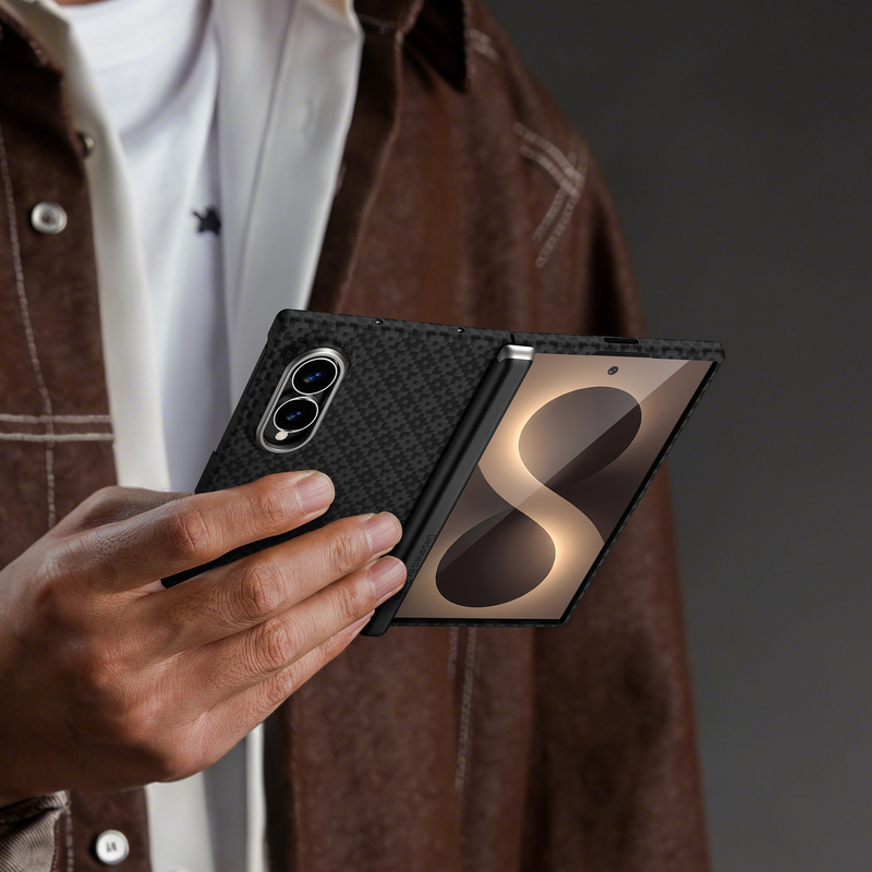 Benks Grand Combo ArmorGrid Air Obsidian Black Kevlar case for Samsung Galaxy Z Fold 8 — product image 20 PNG
