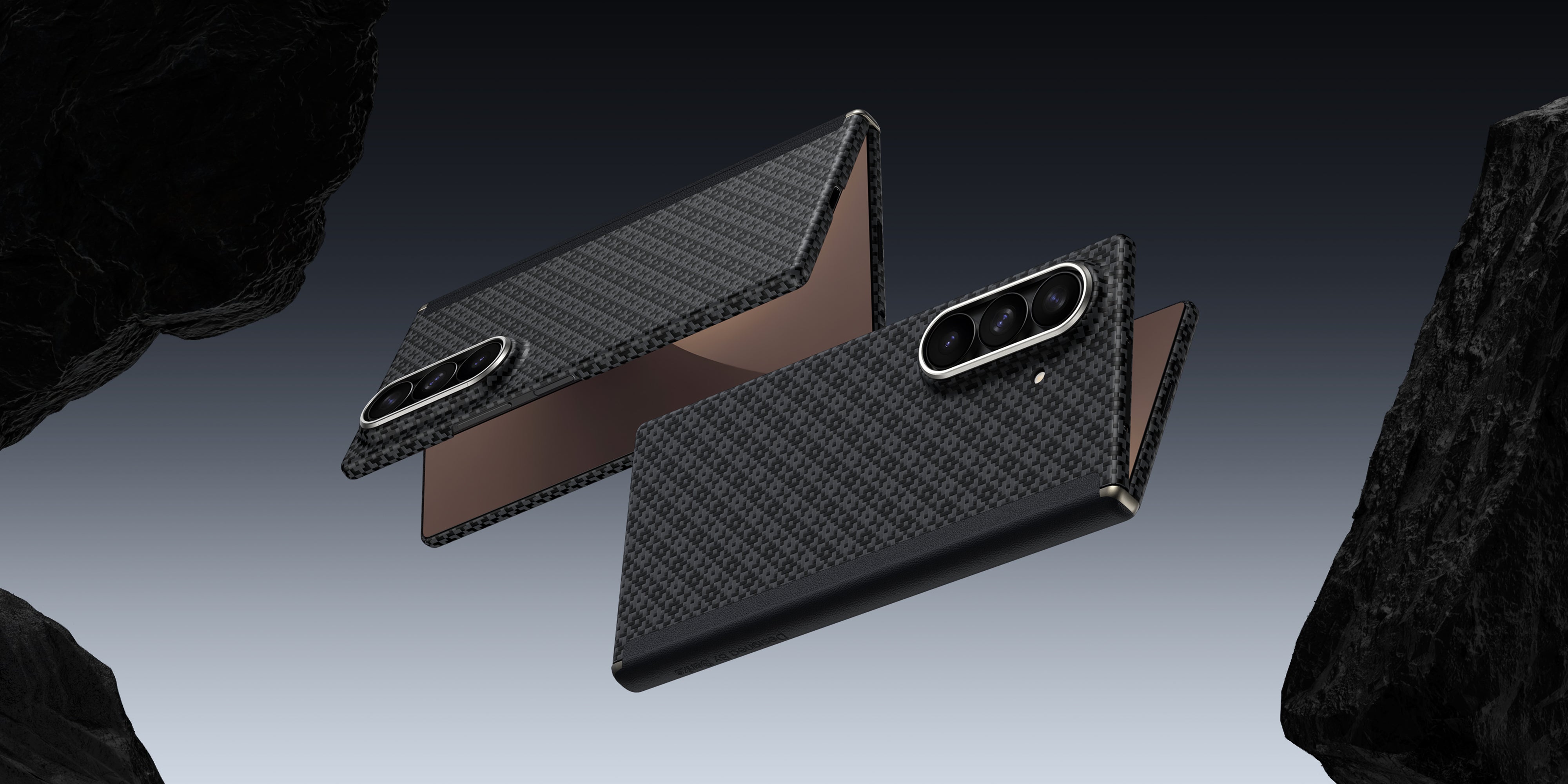 Benks Grand Combo ArmorGrid Air Obsidian Black Kevlar case for Samsung Galaxy Z Fold 8 Ultra — product image 11 JPG variant