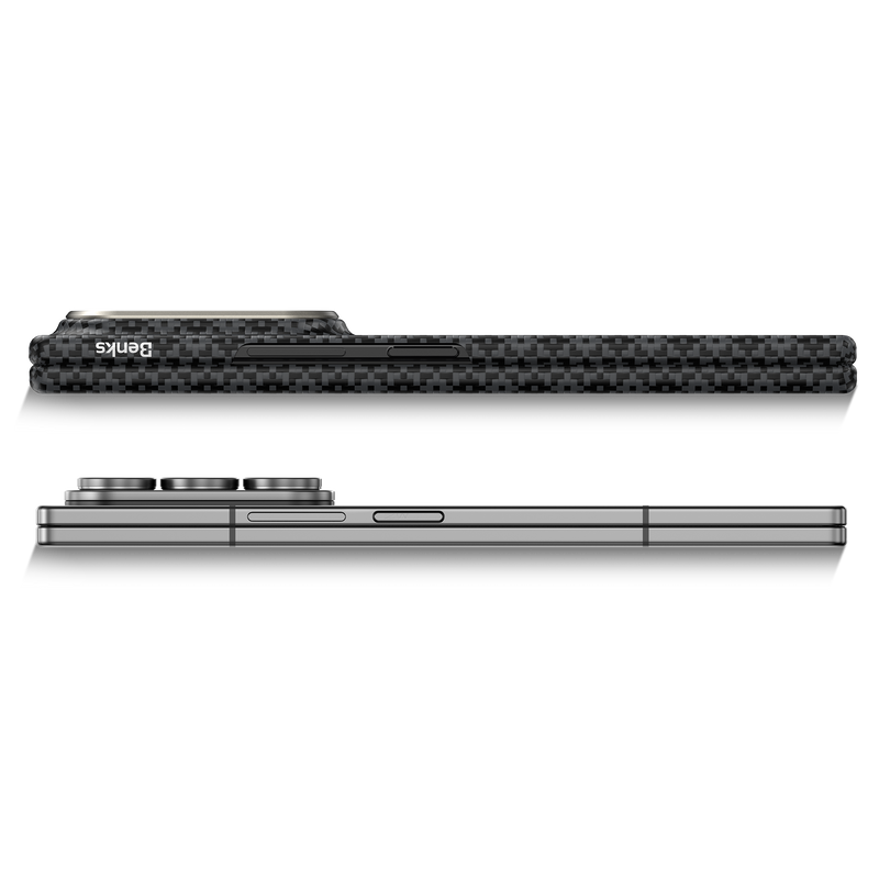 Benks ArmorGrid Air ultra-thin Kevlar case profile view