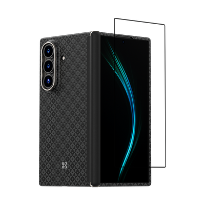 Benks Grand Combo ArmorGrid ArmorAir Case for Z Fold 7, featuring impact-resistant Kevlar® material, precise cutouts, and full-screen protection.