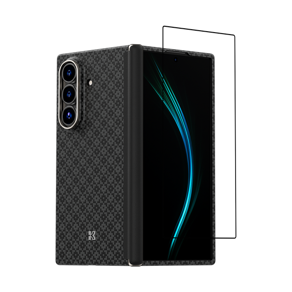 Benks Grand Combo ArmorGrid ArmorAir Case for Z Fold 7, featuring impact-resistant Kevlar® material, precise cutouts, and full-screen protection.