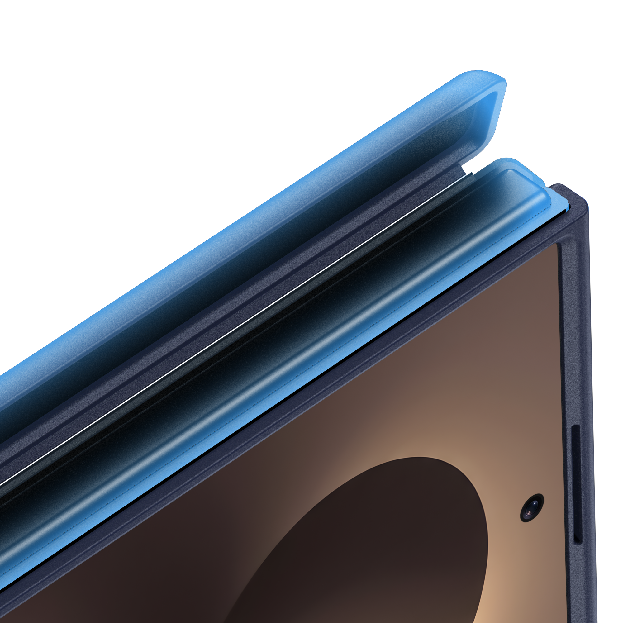 Benks Grand Combo ArmorGrid Pro Azure Blue Kevlar case for Samsung Galaxy Z Fold 8 Ultra — product image 11