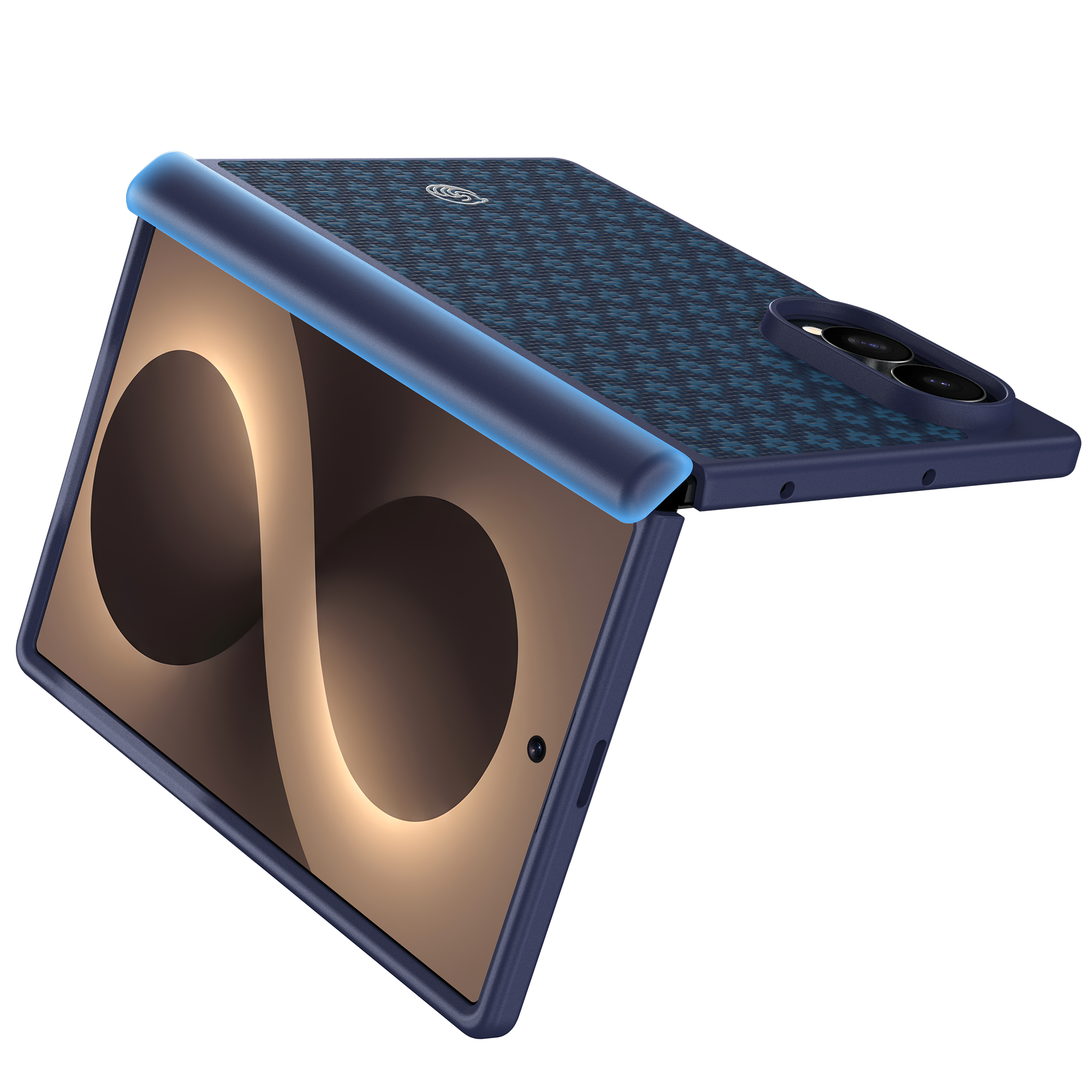 Benks Grand Combo ArmorGrid Pro Azure Blue Kevlar case for Samsung Galaxy Z Fold 8 Ultra — product image 9