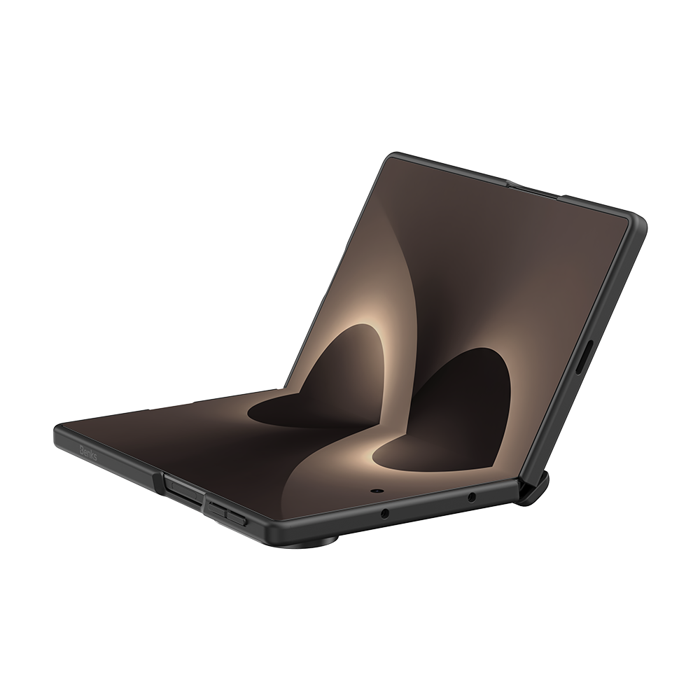 Benks Grand Combo ArmorGrid Pro Obsidian Black Kevlar case for Samsung Galaxy Z Fold 8 — product image 4 PNG