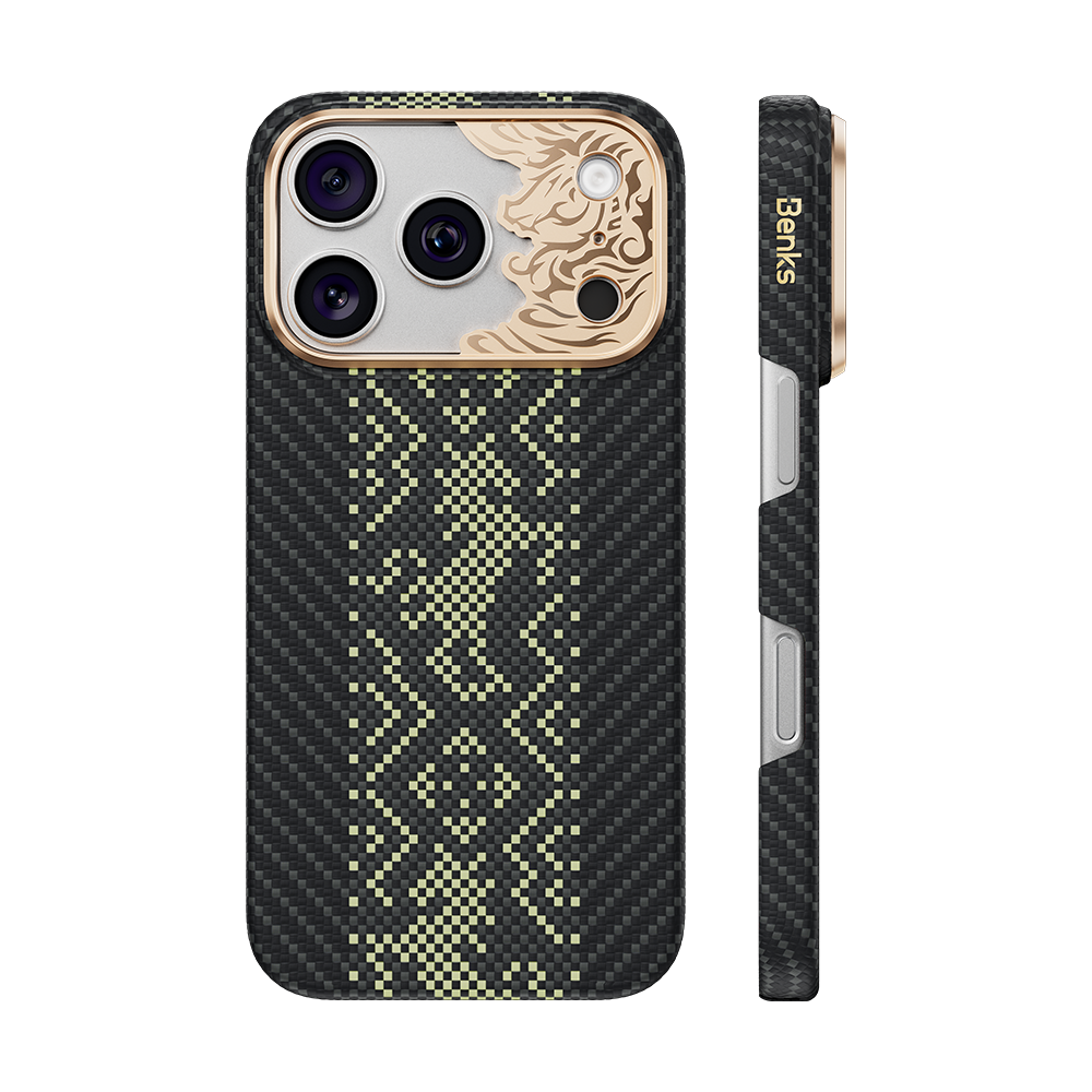 Knight ArmorAir Black Case built with Kevlar® for iPhone 18 Pro Max