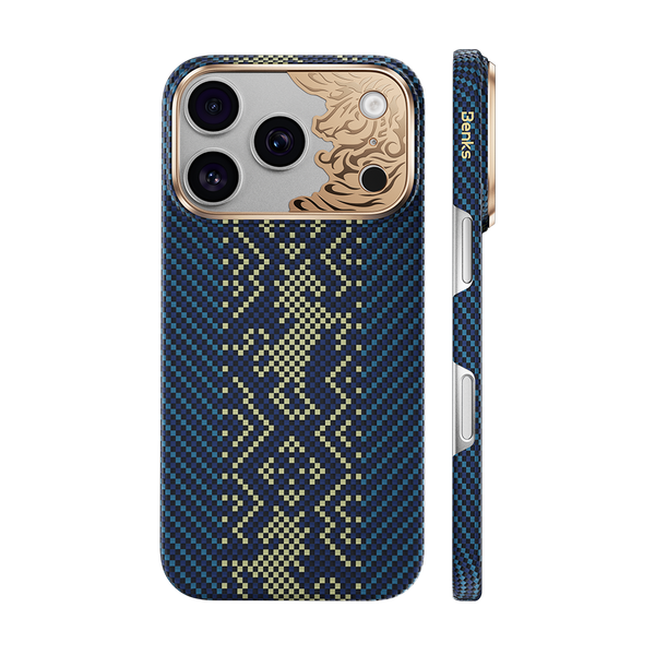 Knight Air Blue Case built with Kevlar® for iPhone 18 Pro