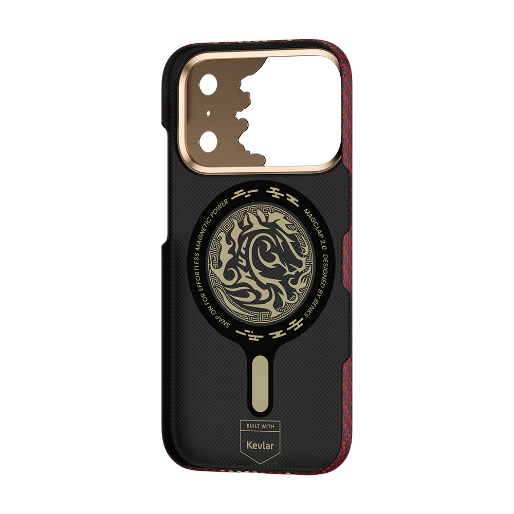 Knight Air Red Case built with Kevlar® for iPhone 18 Pro Max