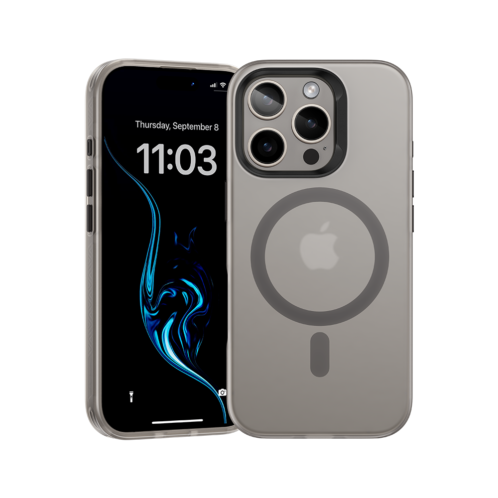Discover the Lucid Armor MagSafe case for iPhone 16 Pro Max, featuring InvisWarrior™ protection in a soft-touch, minimalist design. This ultra-slim case combines seamless MagSafe compatibility with durable defense, offering a smooth feel and enhanced grip for everyday style and security.