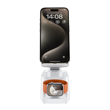 Stay constantly charged with the innovative MagClap JuiceStand's 10000mAh capacity, providing magnetic power on demand. This device ensures your gadgets are always ready to perform.