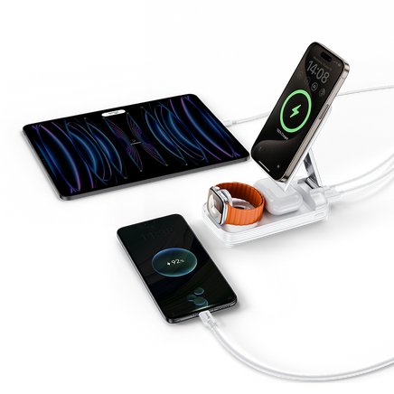 Experience the convenience of fast and safe charging with MagClap JuiceStand's robust 10000mAh battery, engineered for those who demand reliability and efficiency in their charging solutions.