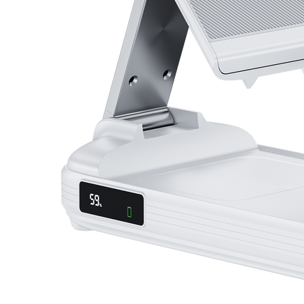 MagClap JuiceStand offers 10000mAh of effortless wireless charging, allowing you to enjoy the freedom of charging your devices wirelessly, anytime and anywhere, without the need for cables.