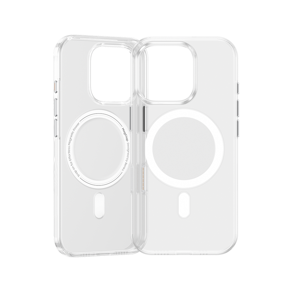 MagClap Crystal Phone Case for iPhone 16 Pro With Button