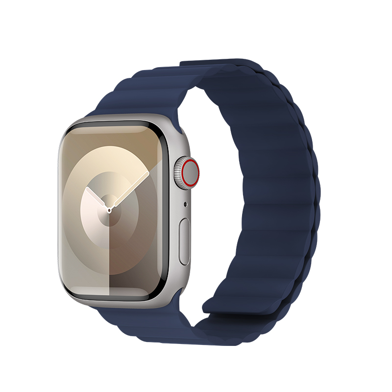 Magnetic Silicone Apple Watch Band 42 44 45 49 mm Benks