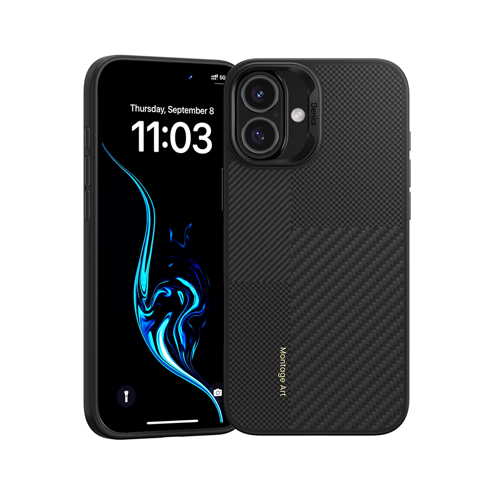 All-round drop-resistant Kevlar® Fiber Case for iPhone 16