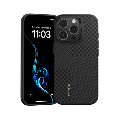 Montage ArmorPro Kevlar® Fiber Case for iPhone 16 Pro Max with drop resistance
