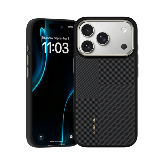 Front view of the Benks ArmorPro Kevlar® case, providing a premium, lightweight layer of protection for your iPhone 17 Pro Max.