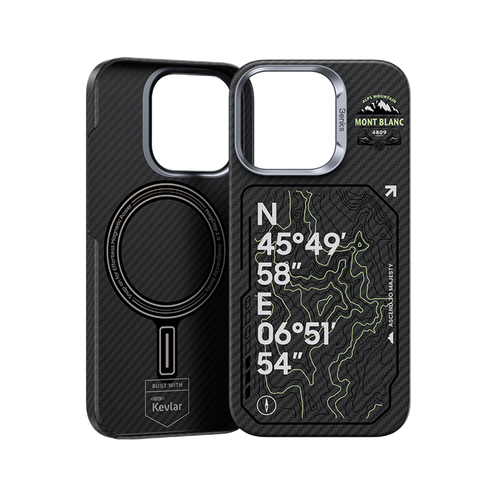 Mt. Blanc ArmorAir Case built with Kevlar® 600D for iPhone 16 Pro Max