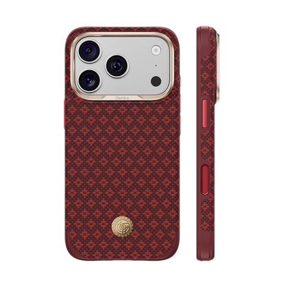 ArmorEdge Red Case built with Kevlar® for iPhone 18 Pro/Pro Max