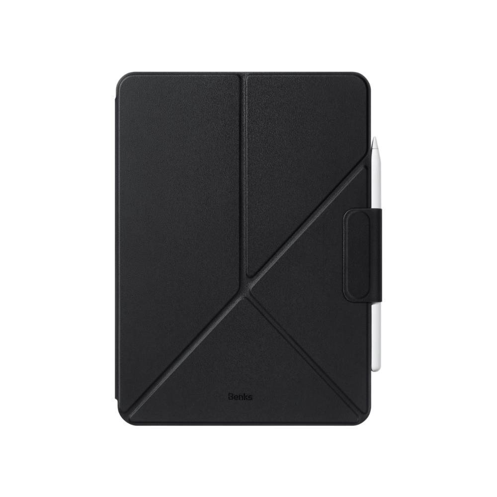 Urban Magnetic iPad Case with a sleek, modern design, featuring strong magnetic attachment and integrated stand for versatile viewing angles.