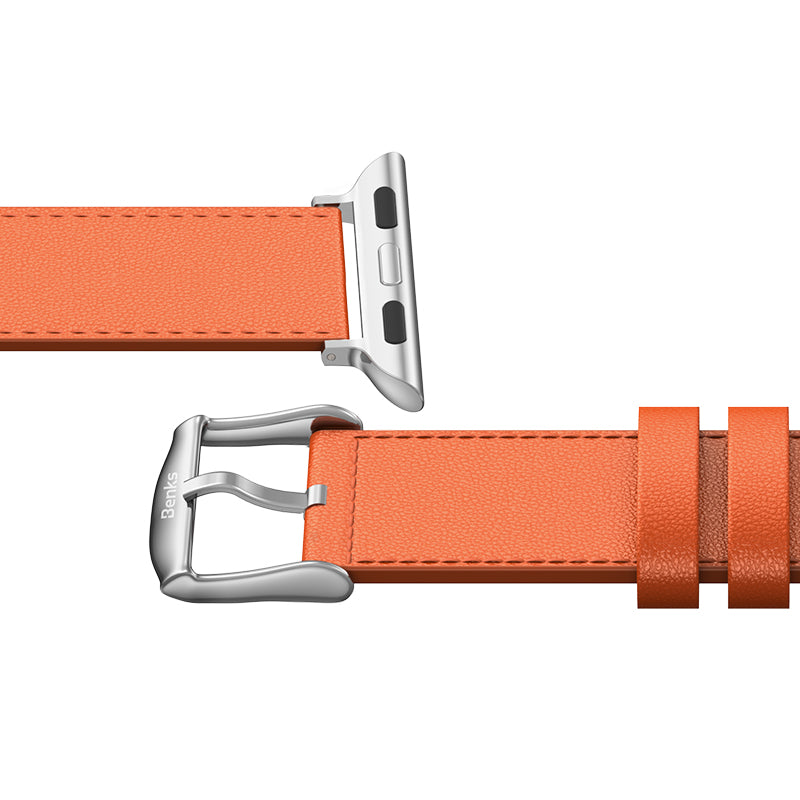 Wrap Your Wrist in Luxury: Our Genuine Leather Watch Band for Apple Watch offers unparalleled comfort and style. Crafted from the finest materials, this band is a true testament to quality and craftsmanship, adding a touch of refinement to every outfit.