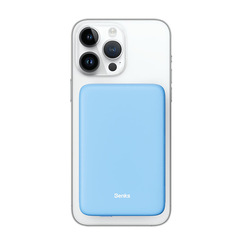 benks MagClap JuicePod Power Bank 10000 mAh blue