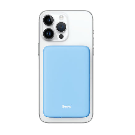 benks MagClap JuicePod Power Bank 10000 mAh blue