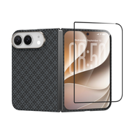 [Grand Combo] ArmorGrid Air Obsidian Black Case built with Kevlar® for iPhone Ultra