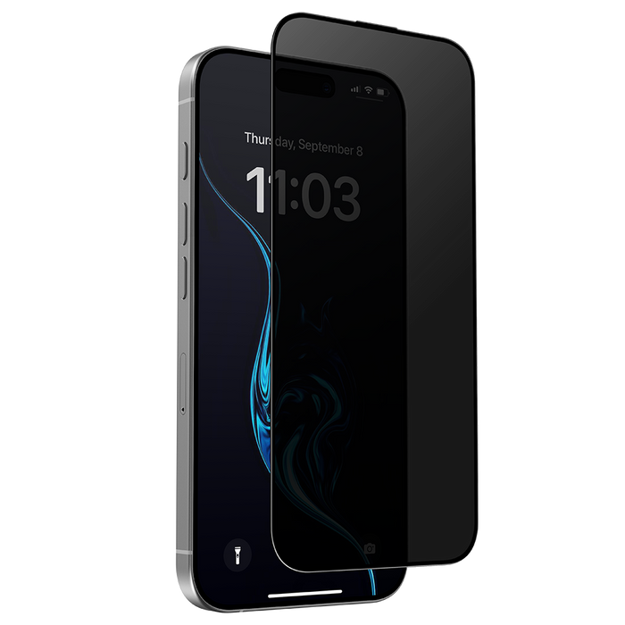 GlassWarrior Privacy Screen Protector for iPhone 16 Pro Max