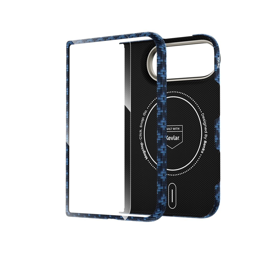 [Grand Combo] ArmorGrid Air Beyond Blue Case built with Kevlar® for iPhone Duo