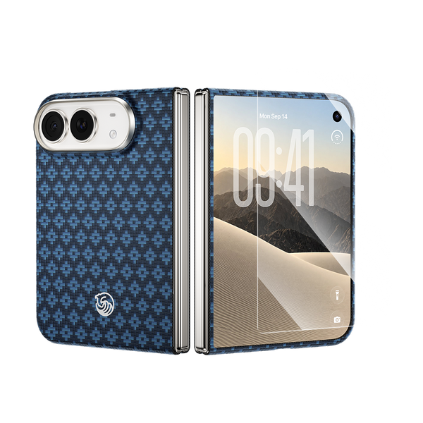 [Grand Combo] ArmorGrid Air Beyond Blue Case built with Kevlar® for iPhone Duo
