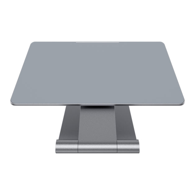 Back view of the Benks magnetic tablet mount for iPad, highlighting its robust design. This iPad stand is an excellent choice for Apple users who need a reliable mount. The iPad stand provides secure support for your tablet, ensuring it stays in place during use. With this Apple iPad stand, you can enjoy hands-free operation and a sleek, modern design that complements any Apple device..