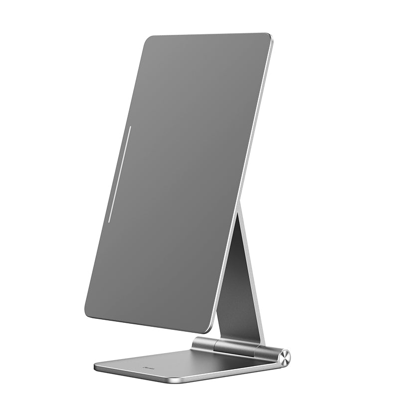 Turn your iPad into a Real Work Station with Benks magnetic stand for iPad, unleash the full potential of your device. Crafted with aluminum and strong magnets, snap on your iPad fast and firm. Thoughtfully designed to be highly aesthetic in appearance, the magnetic iPad stand has an elaborate, sleek surface to go with your exquisite desktop setup.