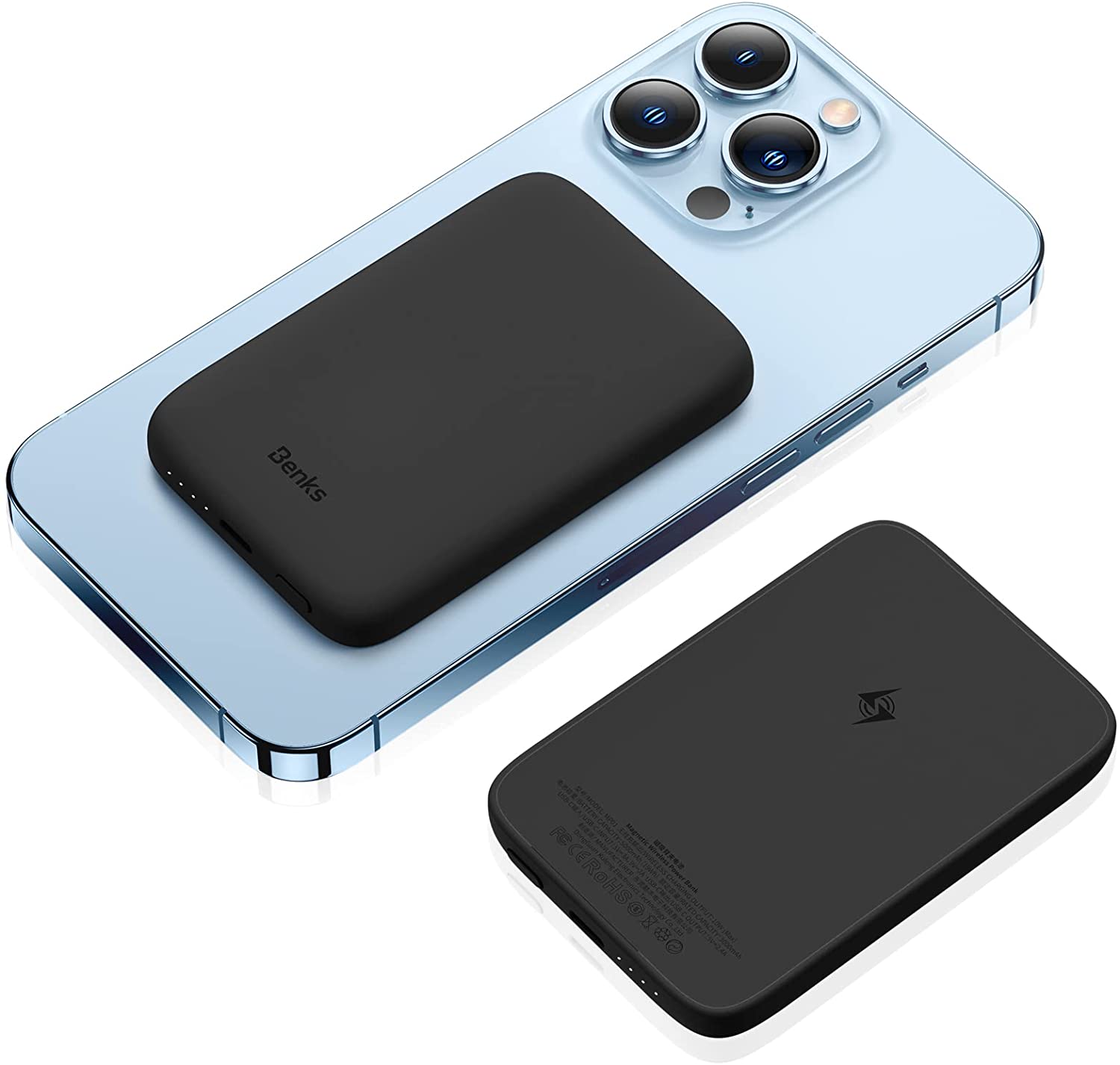 Magnetic Wireless Power Bank | 5000mAh MagSafe iPhone Portable Charger