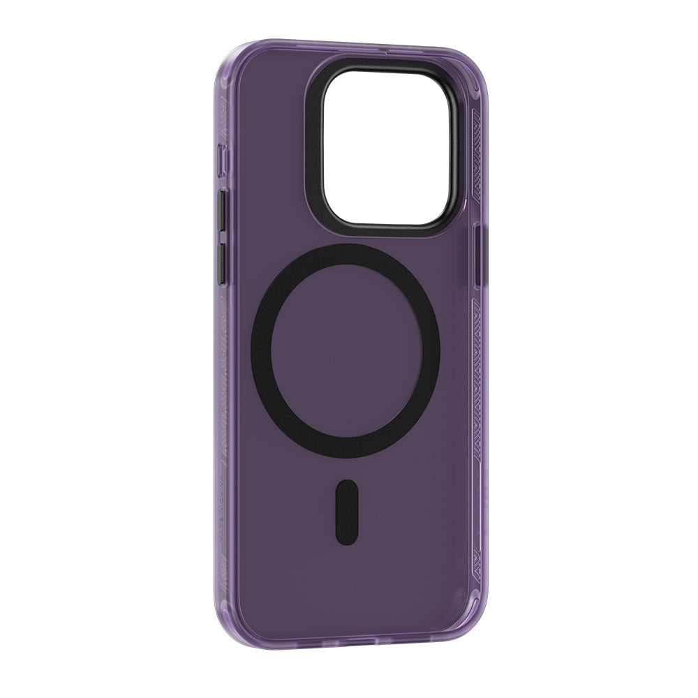 Durable and sleek MagClap™ Lucid Armor Case, featuring a no-fingerprint material, full-body protection, and clicky buttons, designed to stay clear and never turn yellow over time.
